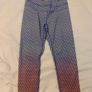 Athleta crop leggings - size small